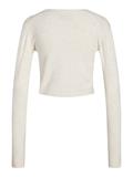 JXISABEL SOFT CROP CARDIGAN KNIT snow white