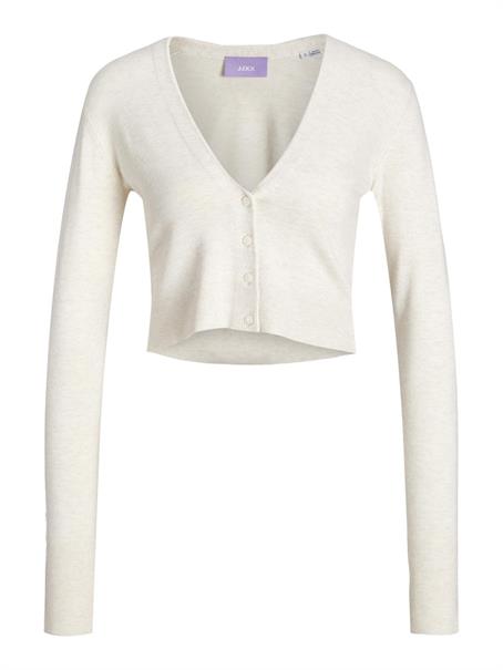 JXISABEL SOFT CROP CARDIGAN KNIT snow white