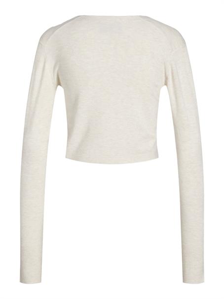 JXISABEL SOFT CROP CARDIGAN KNIT snow white