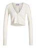 JXISABEL SOFT CROP CARDIGAN KNIT snow white