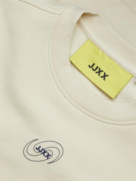 JXJADA SOFT LOOSE LS SWEAT SWT SN bone white