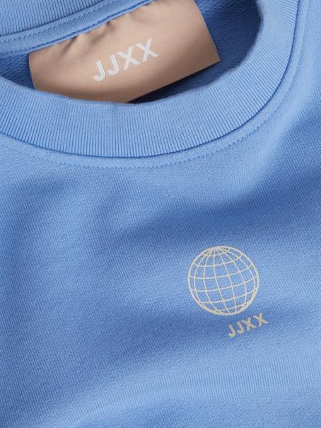JXJADA SOFT LOOSE LS SWEAT SWT SN silver lake blue