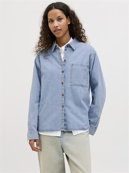 JXJADE COMF LS SHIRT DNM light blue denim