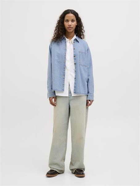 JXJADE COMF LS SHIRT DNM light blue denim