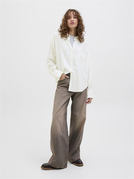 JXJAMIE BREEZE SUMMER LS SHIRT WVN SN blanc de blanc