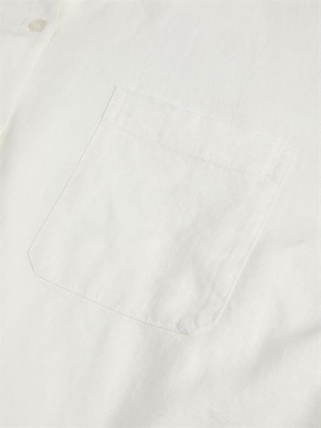 JXJAMIE BREEZE SUMMER LS SHIRT WVN SN blanc de blanc