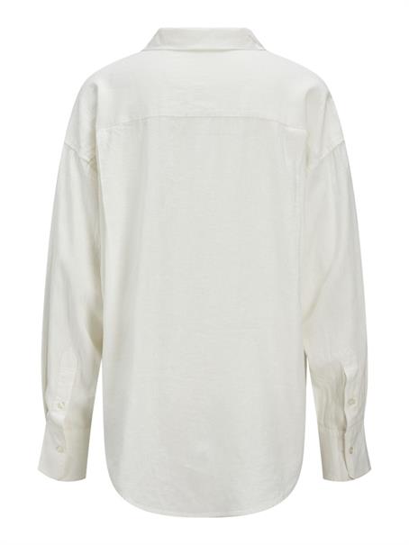 JXJAMIE BREEZE SUMMER LS SHIRT WVN SN blanc de blanc