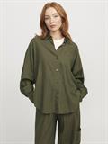 JXJAMIE BREEZE SUMMER LS SHIRT WVN SN dusty olive