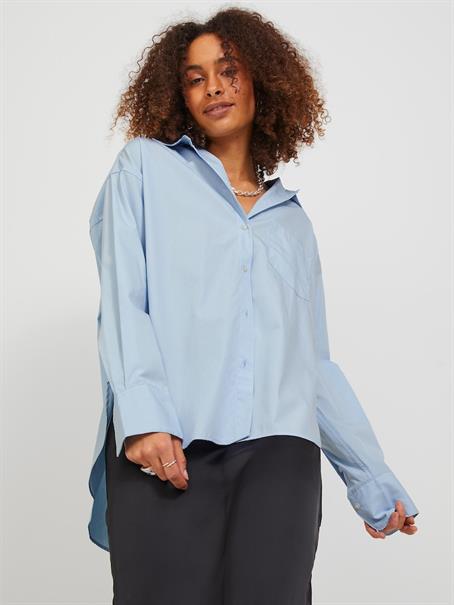 JXJAMIE LS RELAXED POPLIN SHIRT WVN NOOS cashmere blue