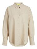 JXJAMIE LS RLX LINEN BLEND SHIRT WVN SN cement