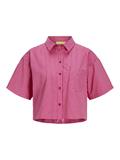 JXJAMIE SS SHORT POPLIN SHIRT WVN cerise