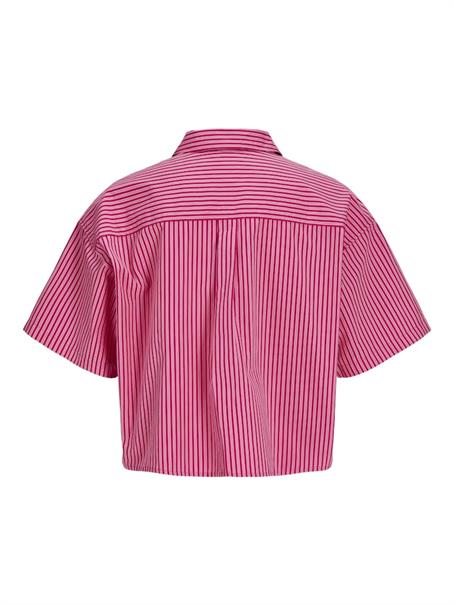 JXJAMIE SS SHORT POPLIN SHIRT WVN cerise