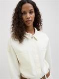 JXJAMILA LS DENIM OVERSHIRT DNM white denim