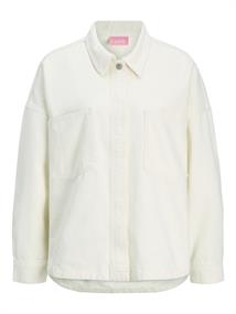 JXJAMILA LS DENIM OVERSHIRT DNM white denim