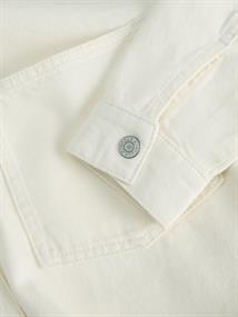 JXJAMILA LS DENIM OVERSHIRT DNM white denim