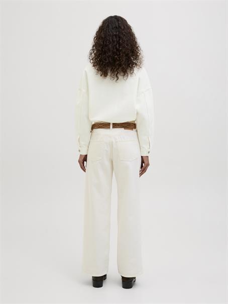JXJAMILA LS DENIM OVERSHIRT DNM white denim