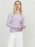 JXJODI TIGHT STRIPE CREW NECK KNIT NOOS lilac breeze