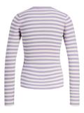 JXJODI TIGHT STRIPE CREW NECK KNIT NOOS lilac breeze