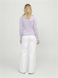 JXJODI TIGHT STRIPE CREW NECK KNIT NOOS lilac breeze