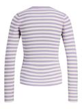 JXJODI TIGHT STRIPE CREW NECK KNIT NOOS lilac breeze