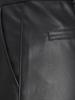 JXKENYA FAUX LEATHER CARGO PANTS black