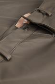 JXKENYA FAUX LEATHER CARGO PANTS morel