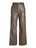 JXKENYA FAUX LEATHER CARGO PANTS morel