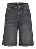 JXLAURA LONG MW DENIM SHORTS DNM SN dark grey denim