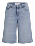 JXLAURA LONG MW DENIM SHORTS DNM SN light blue denim