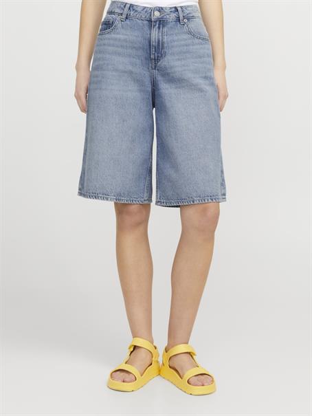 JXLAURA LONG MW DENIM SHORTS DNM SN light blue denim