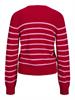 JXLAYLA COMFY LS CREW NECK KNIT LN racing red