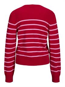 JXLAYLA COMFY LS CREW NECK KNIT LN racing red