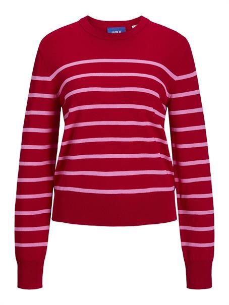 JXLAYLA COMFY LS CREW NECK KNIT LN racing red