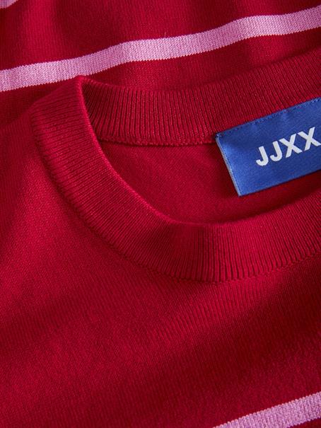 JXLAYLA COMFY LS CREW NECK KNIT LN racing red