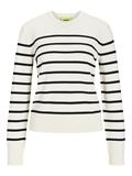 JXLAYLA COMFY LS CREW NECK KNIT LN vanilla ice
