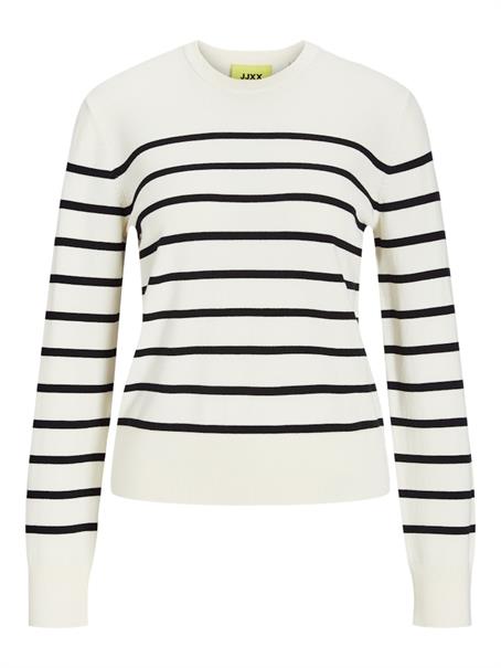 JXLAYLA COMFY LS CREW NECK KNIT LN vanilla ice