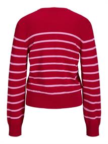 JXLAYLA COMFY LS CREW NECK KNIT SN racing red