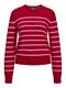 JXLAYLA COMFY LS CREW NECK KNIT SN racing red
