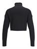 JXLIV TWIST CROP HIGH NECK KNIT black
