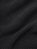 JXLIV TWIST CROP HIGH NECK KNIT black