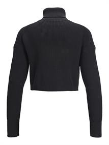 JXLIV TWIST CROP HIGH NECK KNIT black