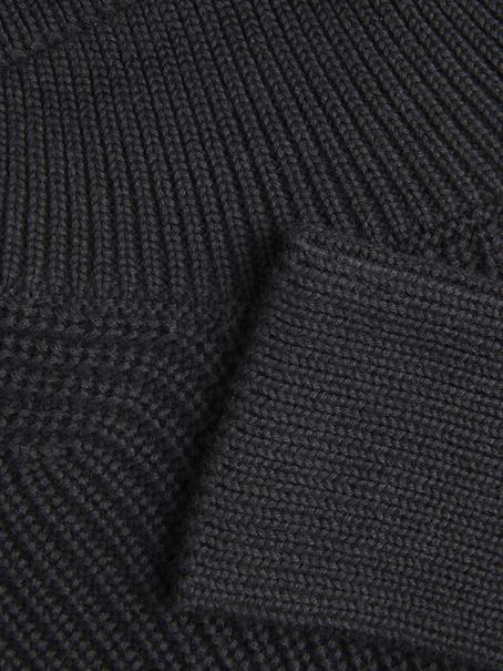 JXLIV TWIST CROP HIGH NECK KNIT black