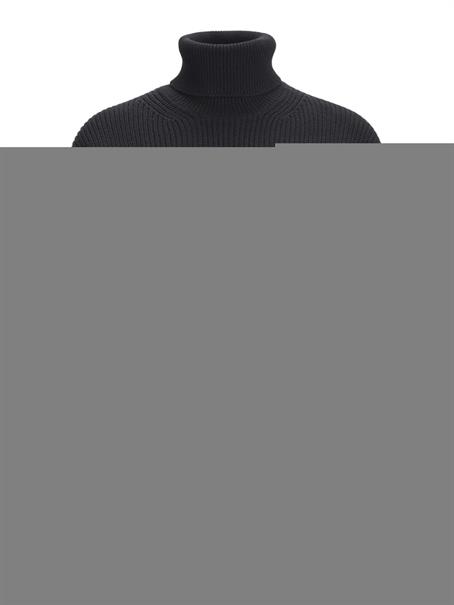 JXLIV TWIST CROP HIGH NECK KNIT black