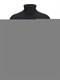 JXLIV TWIST CROP HIGH NECK KNIT black