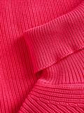 JXLIV TWIST CROP HIGH NECK KNIT raspberry sorbet