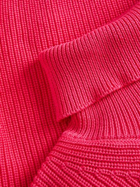 JXLIV TWIST CROP HIGH NECK KNIT raspberry sorbet