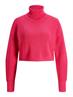 JXLIV TWIST CROP HIGH NECK KNIT raspberry sorbet