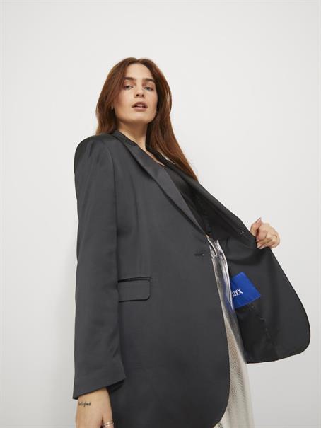 JXMARY SATIN BLAZER black