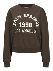 JXMERLE RLX SHORT LS CREW SWT LN bracken