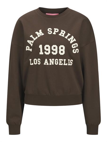 JXMERLE RLX SHORT LS CREW SWT LN bracken